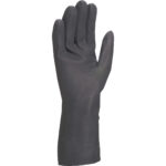 Guanti per protezione chimica VE509 - neoprene floccato cotone - taglia 08/09 - nero - Deltaplus - immagine 2