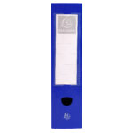 Scatola per archivio box - con bottone - 25 x 33 cm - dorso 4 cm - blu - Exacompta - immagine 2