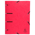 Cartella 3 lembi con elastico angolare - A4 - dorso 0,3 cm - cartoncino lustré - colori assortiti - Exacompta - immagine 6