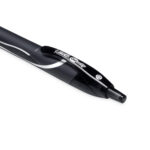 Penna a sfera a scatto Gelocity Quick Dry -  punta 0,7mm - nero - Bic - conf. 12 pezzi - immagine 2