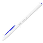 Penna a sfera Cristal Up con cappuccio  - punta media 1,2mm  - blu - Bic - conf. 20 pezzi - immagine 3