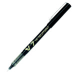 Roller con cappuccio Hi Tecpoint V7  - punta 0,7mm - nero  - Pilot - conf. 16 + 4 pezzi - immagine 2