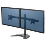 Braccio porta monitor Doppio Freestanding - Fellowes - immagine 3