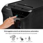 Distruggidocumenti AutoMax 350C - a frammenti - 68L - Fellowes - immagine 2
