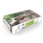 Kit scaffale Archimede Outdoor - 4 ripiani - 36 x 90 x 137 cm - acciaio zincato - cromato - Serena Group - immagine 2