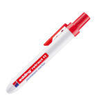 Marcatore permanente a scatto 11 - punta tonda - da 1,5 a 3 mm - rosso - Edding - immagine 2
