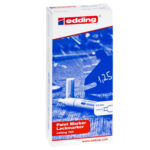 Marcatore permanente a vernice 780 - punta tonda extra fine - 0,8 mm - rosso  - Edding - immagine 2