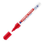 Marcatore a gesso liquido 4095 - punta tonda - da 2 a 3mm - colori assortiti - Edding - astuccio 4 pezzi - immagine 3