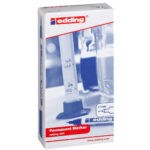 Marcatore permanente 404  - punta tonda extra fine  - 0,75 mm - rosso - Edding - immagine 2