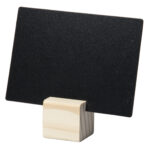 Supporti wood per targhette - 6 targhette incluse - Securit - set 12 pezzi - immagine 2