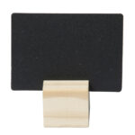 Supporti wood per targhette - 6 targhette incluse - Securit - set 12 pezzi - immagine 4