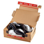 Scatola Return Box CP 069 - S - 28,2 x 19,1 x 9 cm - cartone - avana - ColomPac - immagine 4