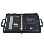 Cartella portablocco - con manici - nero/grigio - 28,5x36cm - City Time - immagine 2