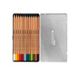 Pastelli Aquarell Rembrandt - 3,7 mm - colori assortiti - Lyra - astuccio metallo 12 pezzi - immagine 3