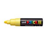 Marcatore a base d'acqua Uni Posca  PC7M - punta tonda large 4,5 mm-5,5mm - giallo - Uni Mitsubishi - immagine 2