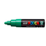 Marcatore a base d'acqua Uni Posca  PC7M - punta tonda large 4,5 mm-5,5mm - verde - Uni mitsubishi - immagine 2