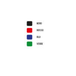 Marcatore permanente N50 - punta tonda - astuccio 4 colori assortiti - Pentel - immagine 2