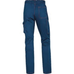 Pantalone da lavoro Panostrpa - sargia/poliestere/cotone/elastan - taglia L - blu/arancio - Deltaplus - immagine 2