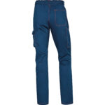 Pantalone da lavoro Panostrpa - sargia/poliestere/cotone/elastan - taglia XXL - blu/arancio - Deltaplus - immagine 2