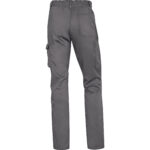 Pantalone da lavoro Panostrpa - sargia/poliestere/cotone/elastan - taglia M - grigio/nero - Deltaplus - immagine 2