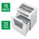 Distruggidocumenti Office P4 - taglio a frammenti 4x40 mm - Leitz IQ - immagine 2