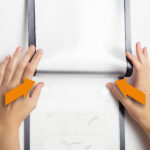 Cornice adesiva - Duraframe Wallpaper - A4 - 21 x 29,7 cm - argento - Durable - immagine 3