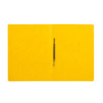 Cartellina semplice con pressino- 265 gr - A4 - cartone pressato - giallo - Pagna - immagine 2