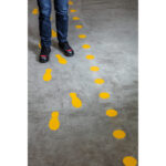 Adesivo da terra - "punto"- diametro 10 cm - Durable - conf. 10 pezzi - immagine 2