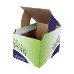Cestino riciclo - 24,8 x 23,5 x 31,4 cm - verde/blu - Fellowes - immagine 2