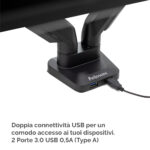 Braccio portamonitor doppio Platinum Series - Fellowes - immagine 3