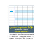 Maxiquaderno Linea Blu One Color - A4 - 5 mm+ - 18 + 1 fogli - 100gr - Blasetti - immagine 3