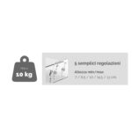 Supporto monitor regolabile Clarity - 35x25,6x7-13cm - Fellowes - immagine 3