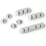 Mix Clip Cavoline fermacavi - adesivi - grigio - Durable - conf. 7 pezzi - immagine 2