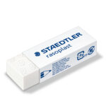 Gomma Rasoplast - 63 x 13 x 23 mm - bianco per matita - Staedtler - box 20 pezzi - immagine 2