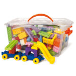 Mattoncini e accessori Midi da costruzione - in ABS - colori assortiti - CWR - bauletto da 188 pezzi - immagine 2
