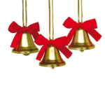 Campanellini - dim. 22 mm - in metallo - oro - Deco - conf. 10 pezzi - immagine 2