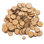 Fettine di legno naturale - CWR - conf. 100 pezzi - immagine 2