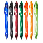 Penna gel scatto Geolocity Quick Dry - punta 0,7 mm - 10 colori assortiti - Bic - box 30 pezzi - immagine 2