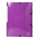 Cartella 3 lembi con elastico angolare Iderama - A4 - dorso 3,5cm - 10 colori assortiti - Exacompta - immagine 3