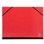 Cartella porta disegni con elastico angolare Iderama - A4 - cartoncino plastificato - colori assortiti - Exacompta - immagine 3