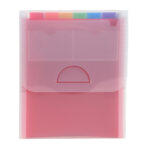Classificatore valigetta verticale cristallo - 25,5x30,5cm - 6 tasche - PPL - Exacompta - immagine 2