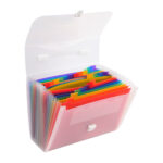 Classificatore valigetta con maniglia - cristallo - 33x29cm - 24 tasche - Exacompta - immagine 3