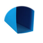 Cartella sospesa Cartesio PP - armadio - PPL - interasse 33 cm - fondo U - 33 x  28 cm - blu - Bertesi - immagine 3