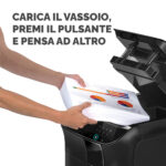 Distruggidocumenti Automax 600m - a microframmenti - 83lt - Fellowes - immagine 3