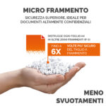 Distruggidocumenti Automax 600m - a microframmenti - 83lt - Fellowes - immagine 5