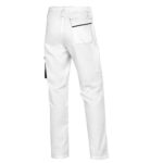 Pantalone da lavoro Panostyle M6PAN - taglia XXL - PE/cotone - bianco/grigio - Deltaplus - immagine 2