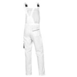Salopette da lavoro Panostyle M6SAL - taglia XXL - PE/cotone - bianco/grigio - Deltaplus - immagine 2