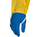 Tuta di protezione Deltachem - taglia XL - giallo - Deltaplus - immagine 3