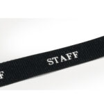 Cordoncini portabadge stampa staff - nero - 44 cm - Durable - conf. 10 pezzi - immagine 2