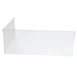 Portadepliant con base a L - 1/3 A4 - 10 x 21 cm - Lebez - immagine 2